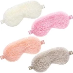 4 Pieces Plush Eye Silk Furry Sleep Comfortable Blindfold Cover New. Price: $13.27.
