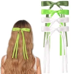 Lfouvre Hair Accessories For Women - Bow Clips With Long Tails, Tassel New. Price: $14.16.