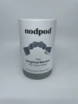 Nodpod Weighted Eye Mask Gray *slight Tear On Box* New. Price: $17.50.